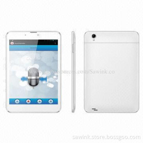 7.85-inch 3G Call MIDs, Android 4.2, MTK8382, Cortex A7, 1.2GHz CPU, Quad-core, GPS, FM, Bluetooth